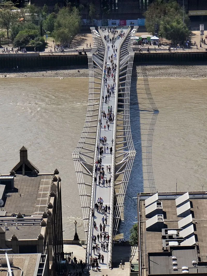 پل هزاره لندن (London Millennium Bridge)