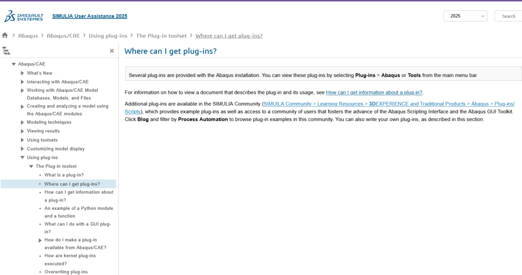 بهترین روش برای دریافت Abaqus Plug-ins