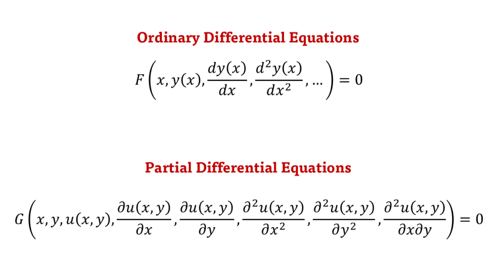 معادله دیفرانسیل (Differential Equation)